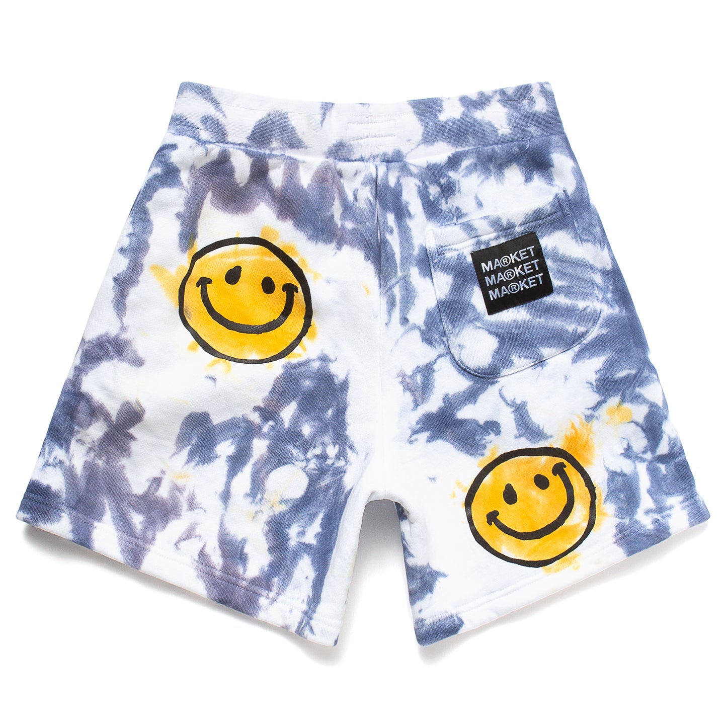 MARKET clothing brand SMILEY SUN DYE SWEATSHORTS. Find more graphic tees, sweatpants, shorts and more bottoms at MarketStudios.com. Formally Chinatown Market. 