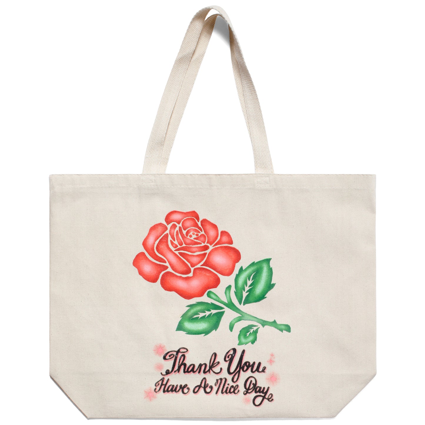 Thank You Rose Tote - Size: Os